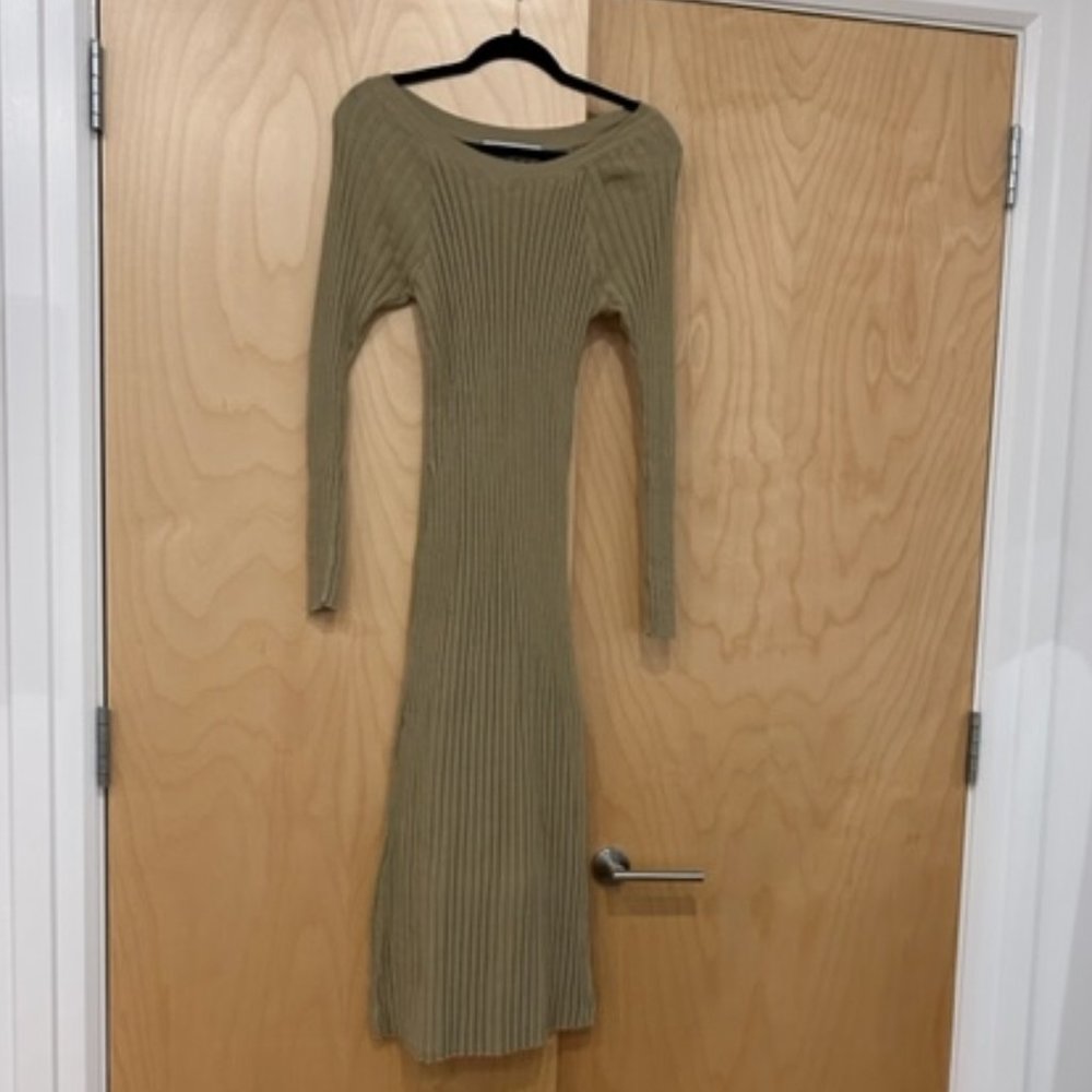 Free People Beach Ribbed Maxi Sweater Dress